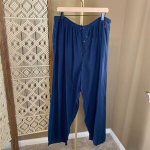 Polo Ralph Lauren Navy Blue 100%‎ Cotton Sleepwear Pants Size Large